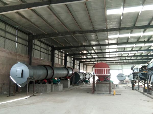 泰安銘德機械有限公司甘肅臨澤十萬(wàn)噸有機肥項目安裝